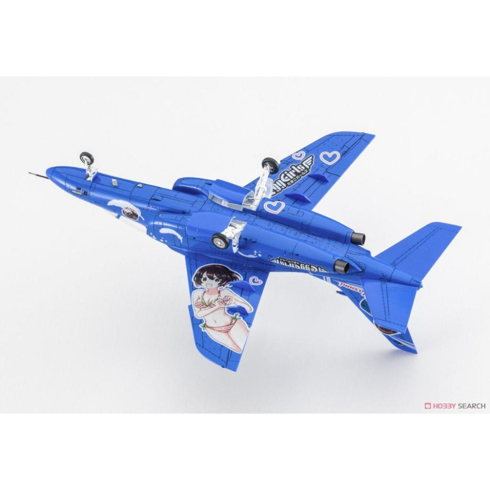 【小人物繪舘】 *現貨*Hasegawa長谷川SP567 1/72 川崎 T-4 蛋機女孩 羽澄れい 彩繪機限定品-細節圖4