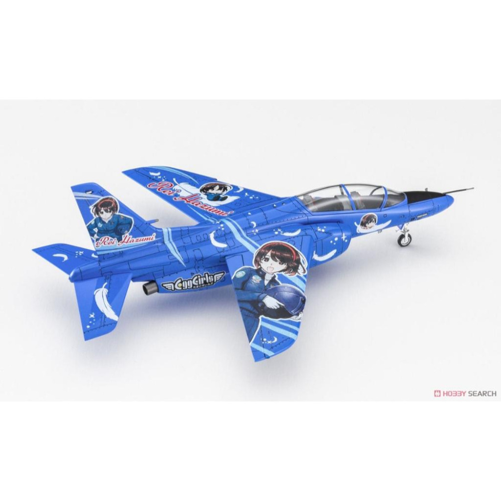 【小人物繪舘】 *現貨*Hasegawa長谷川SP567 1/72 川崎 T-4 蛋機女孩 羽澄れい 彩繪機限定品-細節圖5