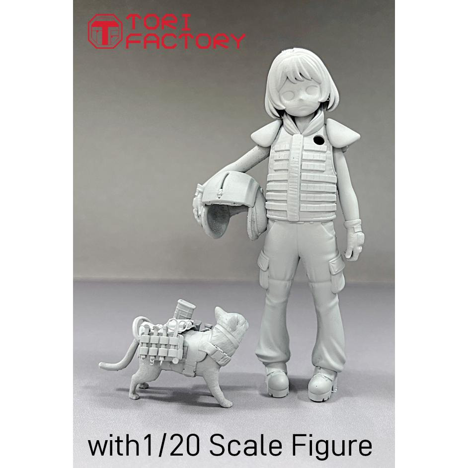 [小人物繪舘]*現貨*Tori MF-44 ABCD 戰術貓 1/35-1/12 3D列印模型-細節圖2