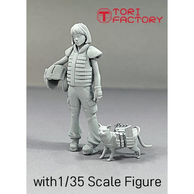 [小人物繪舘]*現貨*Tori MF-44 ABCD 戰術貓 1/35-1/12 3D列印模型-細節圖3