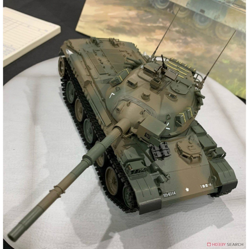 【小人物繪舘】*現貨*日版HOBBY JAPAN 陸上自衛隊 74式戰車G型 1/35組裝模型HJMM005-細節圖3