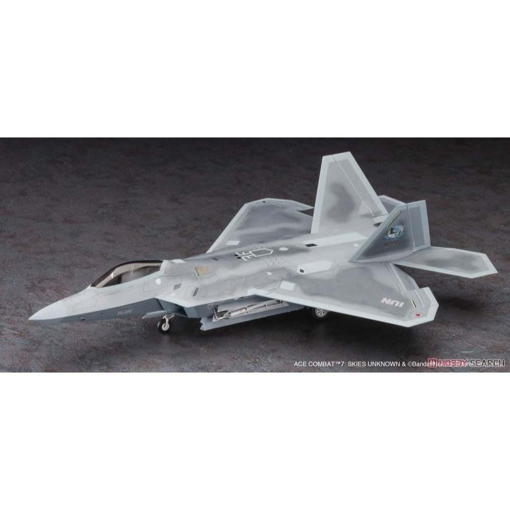 【小人物繪舘】*現貨*Hasegawa長谷川SP571 1/48 空戰奇兵7未知天際 F-22 IUN式樣 組裝模型-細節圖8