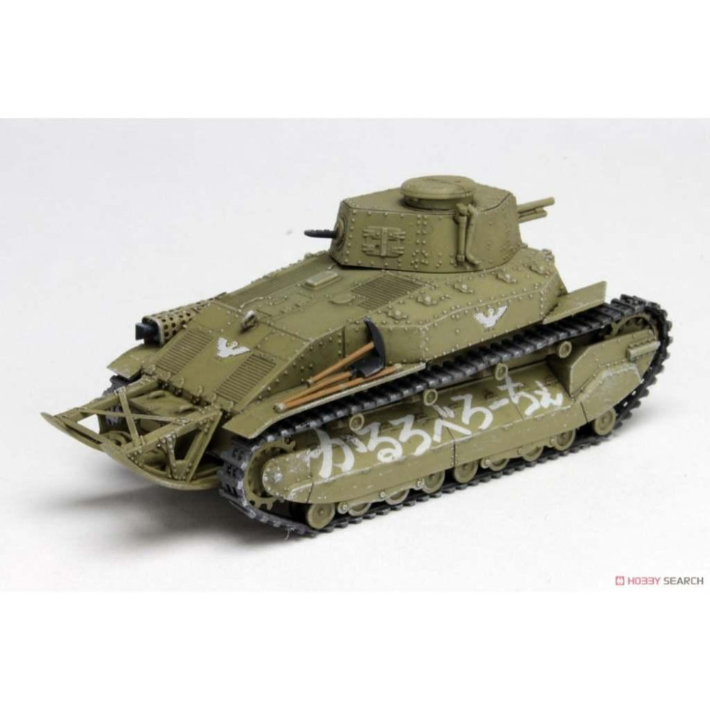 【小人物繪舘】 *現貨*日版PLATZ少女與戰車劇場版1/72 八九式中戰車甲型 含人物壓克力立牌 模型GP72-43-細節圖4