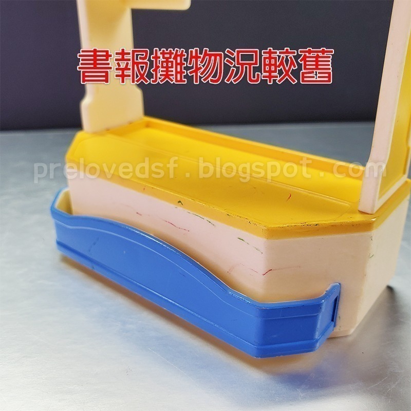 森林家族 絕版 1998年 書店 文具架 迷你小舖 書報攤 配件〈清空間放山雞〉-細節圖7