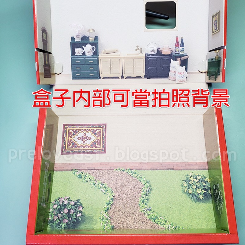 森林家族 絕版 30週年紀念特刊 復刻版灰兔玩偶 雙面海報〈清空間放山雞〉-細節圖4