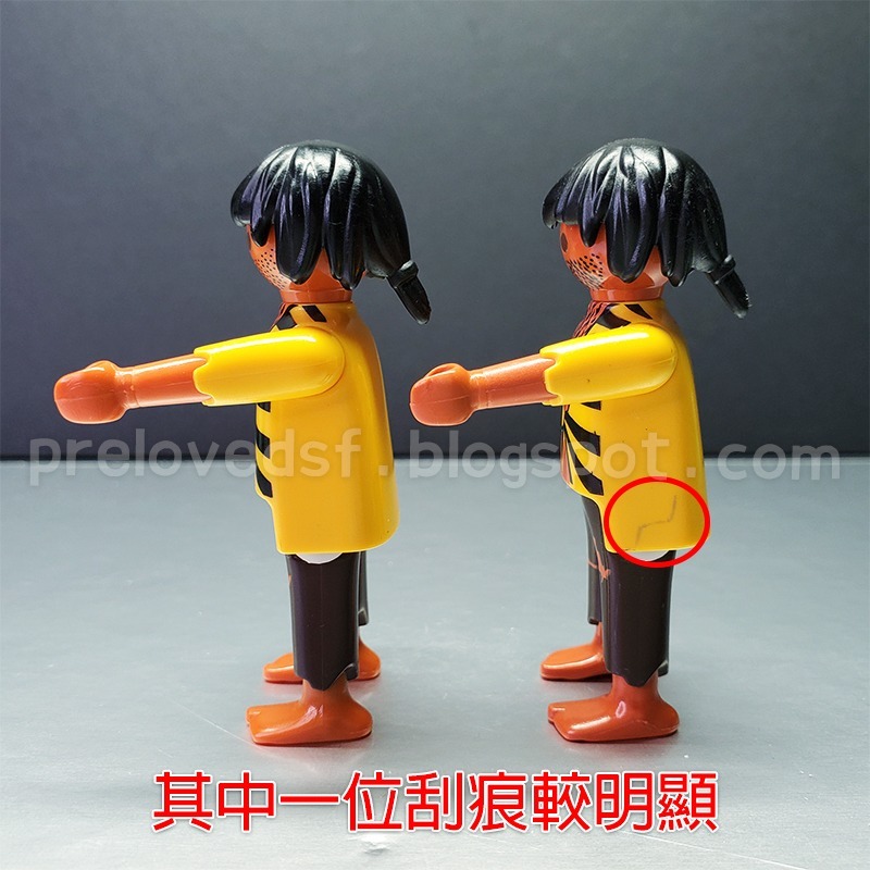 Playmobil 9328 摩比 人偶 海盜 鬍渣 胸毛 破爛風 兩隻合售不拆賣〈清空間放山雞〉-細節圖2