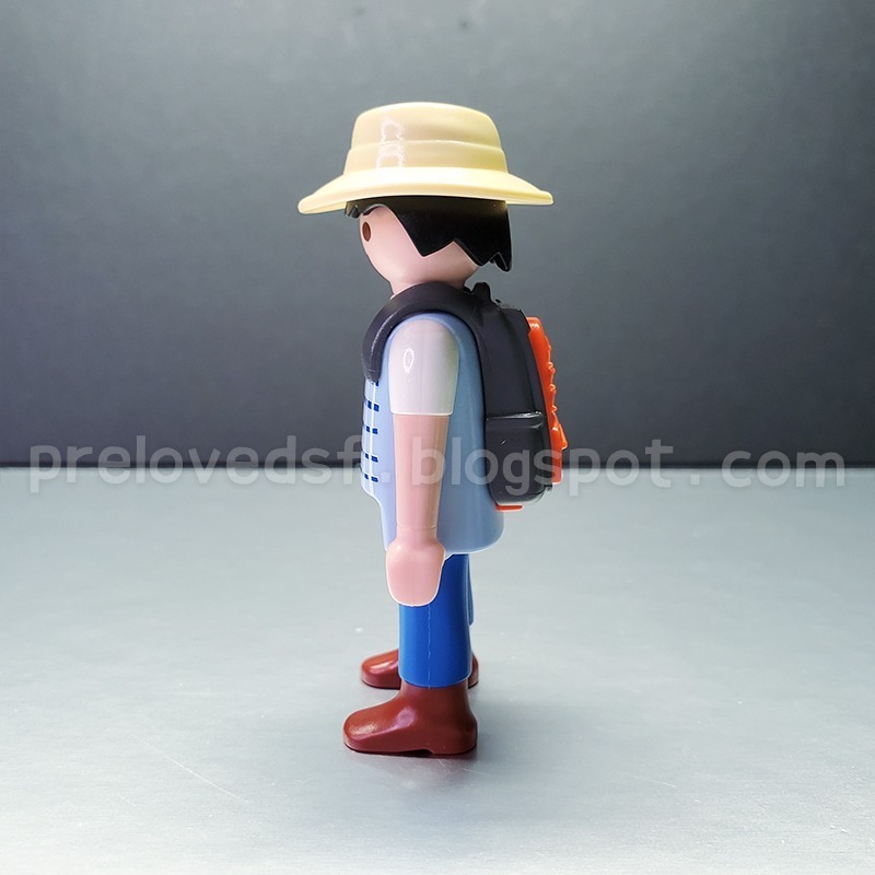 Playmobil 5422 摩比 人偶 男登山客 登山帽 登山背包 山中小屋〈清空間放山雞〉-細節圖3