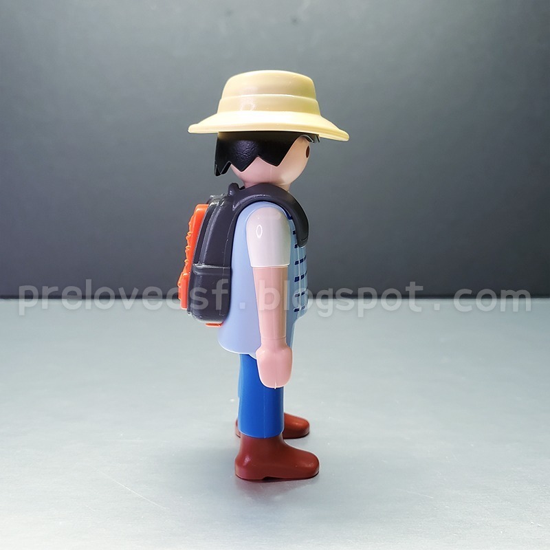 Playmobil 5422 摩比 人偶 男登山客 登山帽 登山背包 山中小屋〈清空間放山雞〉-細節圖4