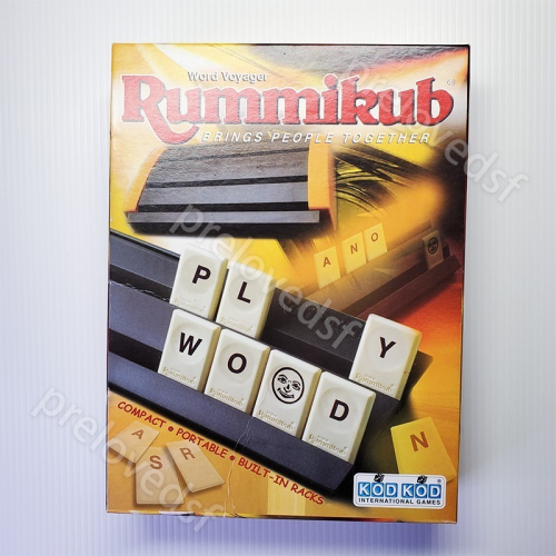 桌遊 拉密英文字母 外出型 簡易版 Rummikub〈清空間放山雞〉