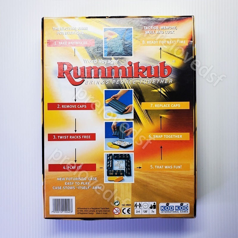 桌遊 拉密英文字母 外出型 簡易版 Rummikub 避難打發時間〈清空間放山雞〉-細節圖3
