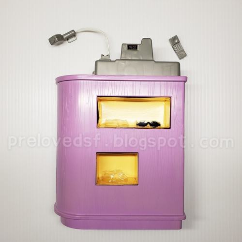 絕版 芭比 配件 收銀機紫色櫃台 Mattel 1996〈清空間放山雞〉