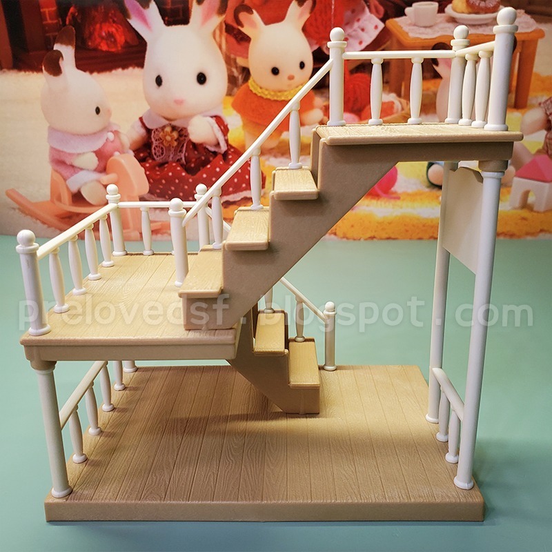 森林家族 絕版 麵包店 樓梯 DIY 改造用 二手無盒〈清空間放山雞〉-細節圖3
