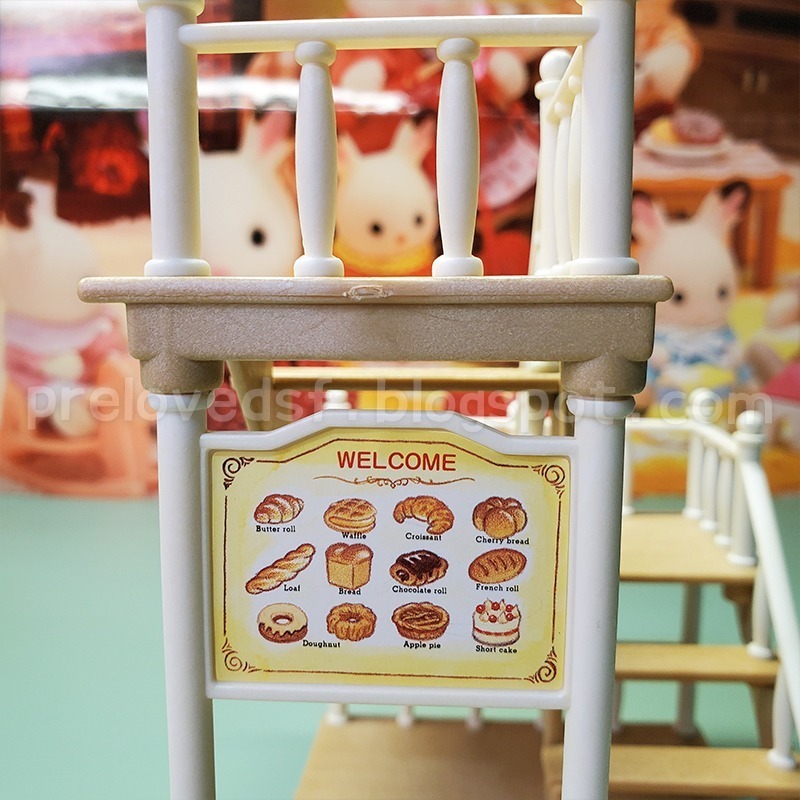 森林家族 絕版 麵包店 樓梯 DIY 改造用 二手無盒〈清空間放山雞〉-細節圖5
