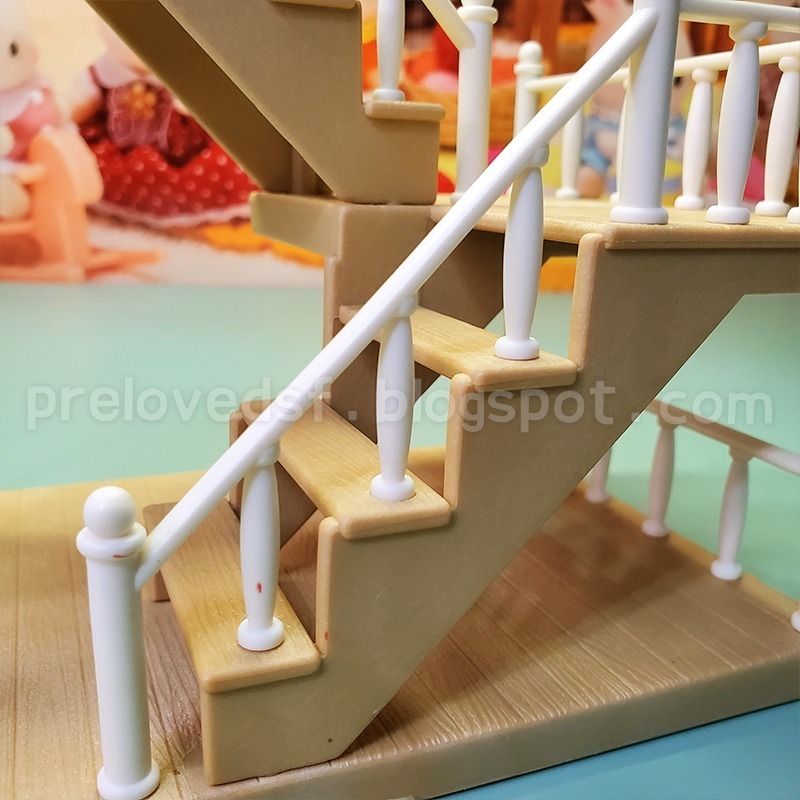 森林家族 絕版 麵包店 樓梯 DIY 改造用 二手無盒〈清空間放山雞〉-細節圖6