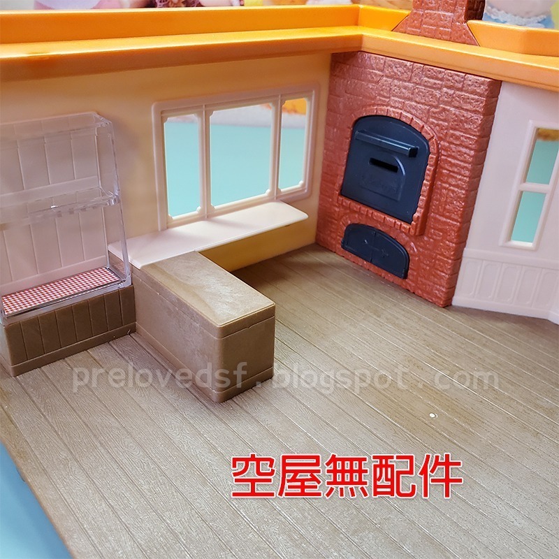 森林家族 絕版 麵包店 森林烘焙坊 空屋無配件 二手無盒〈清空間放山雞〉-細節圖6