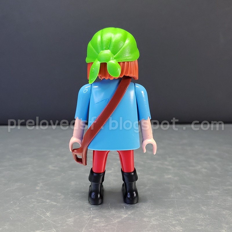 Playmobil 5164 摩比 人偶 海盜 大人 橘髮 橘鬍子 眼罩〈清空間放山雞〉-細節圖4