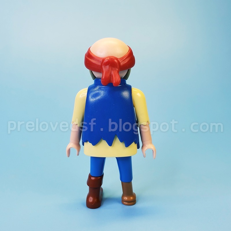 Playmobil 5134 摩比 人偶 海盜 光頭 獨腳〈清空間放山雞〉-細節圖3