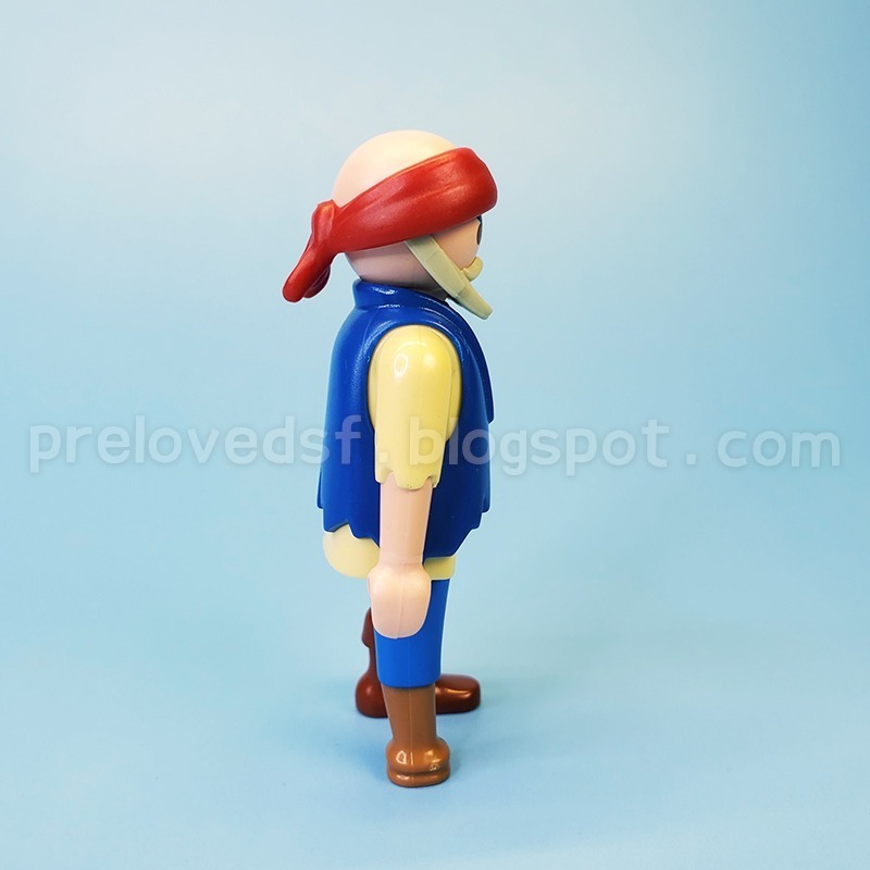 Playmobil 5134 摩比 人偶 海盜 光頭 獨腳〈清空間放山雞〉-細節圖4