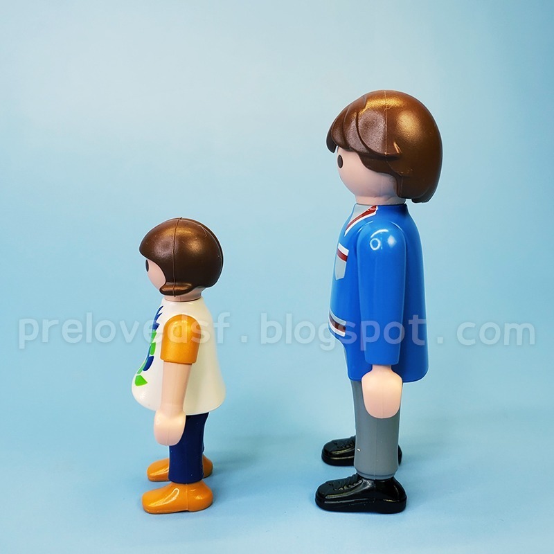 Playmobil 5327 摩比 人偶 大人小孩雙人組 絕版〈清空間放山雞〉-細節圖2