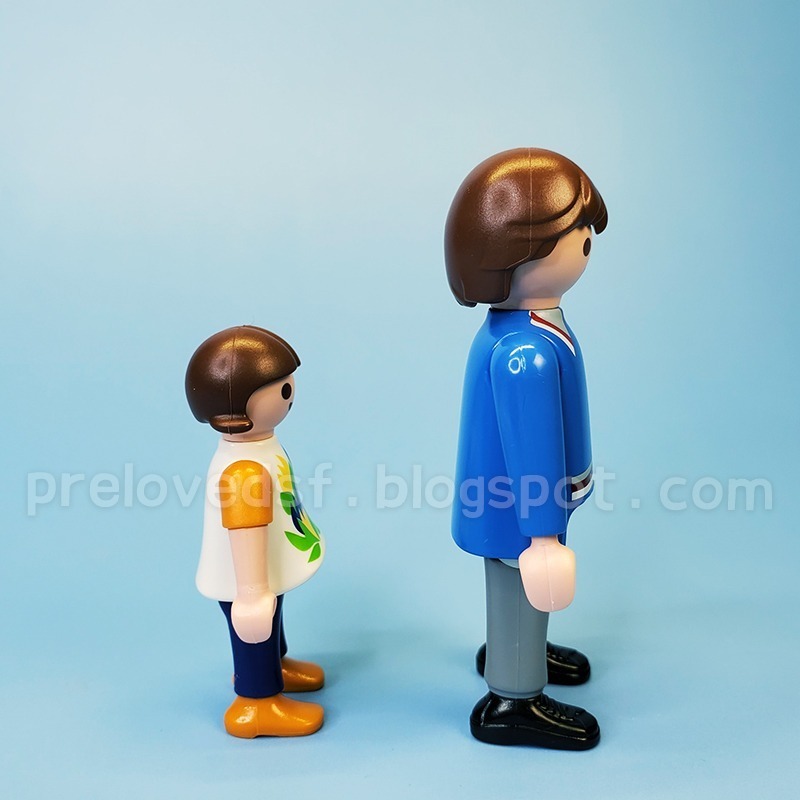 Playmobil 5327 摩比 人偶 大人小孩雙人組 絕版〈清空間放山雞〉-細節圖4