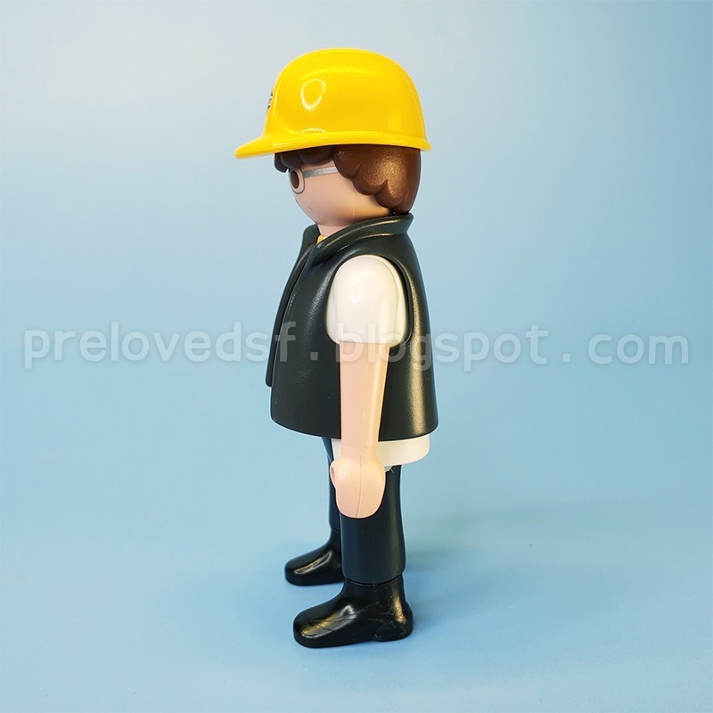 Playmobil 5294 摩比 人偶 建築師 工地安全帽〈清空間放山雞〉-細節圖2