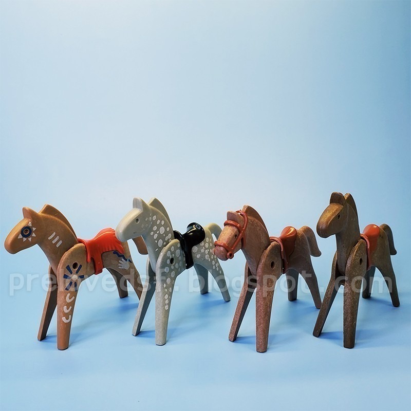 Playmobil 摩比 老摩馬 馬 絕版〈清空間放山雞〉-細節圖3