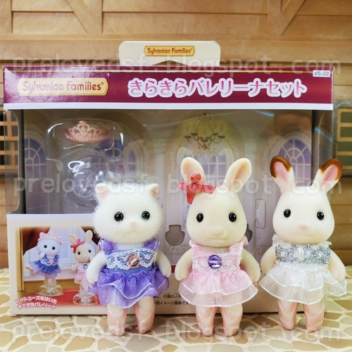Sylvanian Families 森林家族 芭蕾系列 可可兔 波斯貓 牛奶兔 芭蕾舞服裝 絕版〈清空間放山雞〉