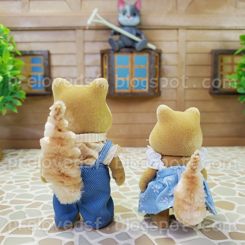 Sylvanian Families 森林家族 狐狸爸爸 狐狸女孩 日版 絕版〈清空間放山雞〉-細節圖3