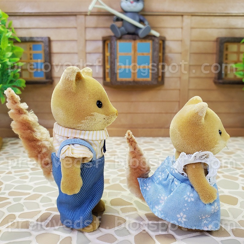 Sylvanian Families 森林家族 狐狸爸爸 狐狸女孩 日版 絕版〈清空間放山雞〉-細節圖4