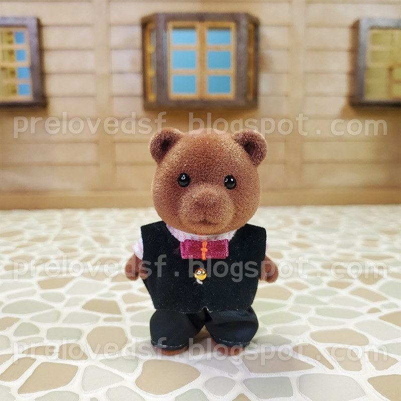 Sylvanian Families 森林家族 棕熊花童 灰兔伴娘 單售區 英版 絕版〈清空間放山雞〉-細節圖2