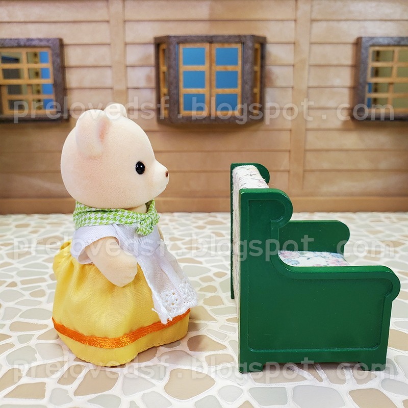 Sylvanian Families 森林家族 黃熊 甜甜圈小舖店員〈清空間放山雞〉-細節圖4