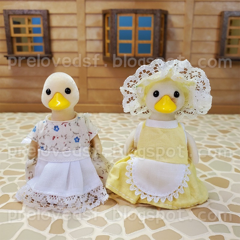 Sylvanian Families 森林家族 鴨子媽媽 鴨子寶寶 舊英版 TOMY 時期 絕版〈清空間放山雞〉-細節圖2