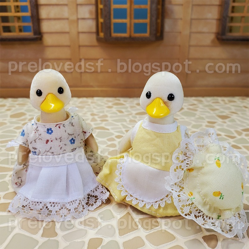 Sylvanian Families 森林家族 鴨子媽媽 鴨子寶寶 舊英版 TOMY 時期 絕版〈清空間放山雞〉-細節圖4