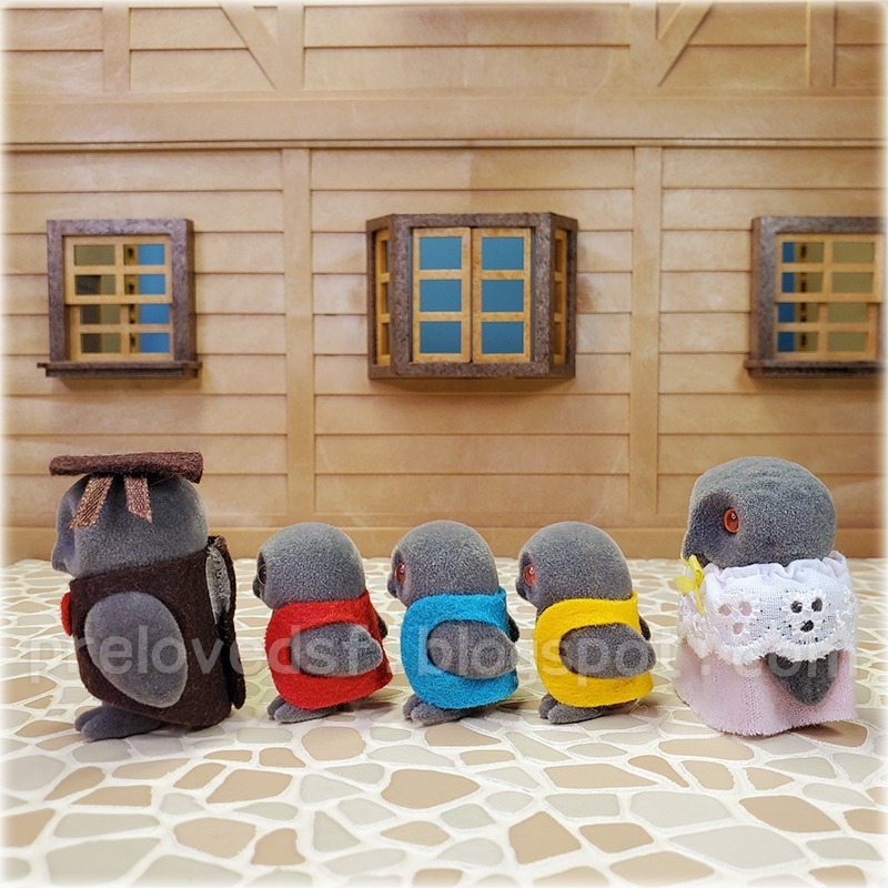 Sylvanian Families 森林家族 貓頭鷹家族 絕版〈清空間放山雞〉-細節圖2