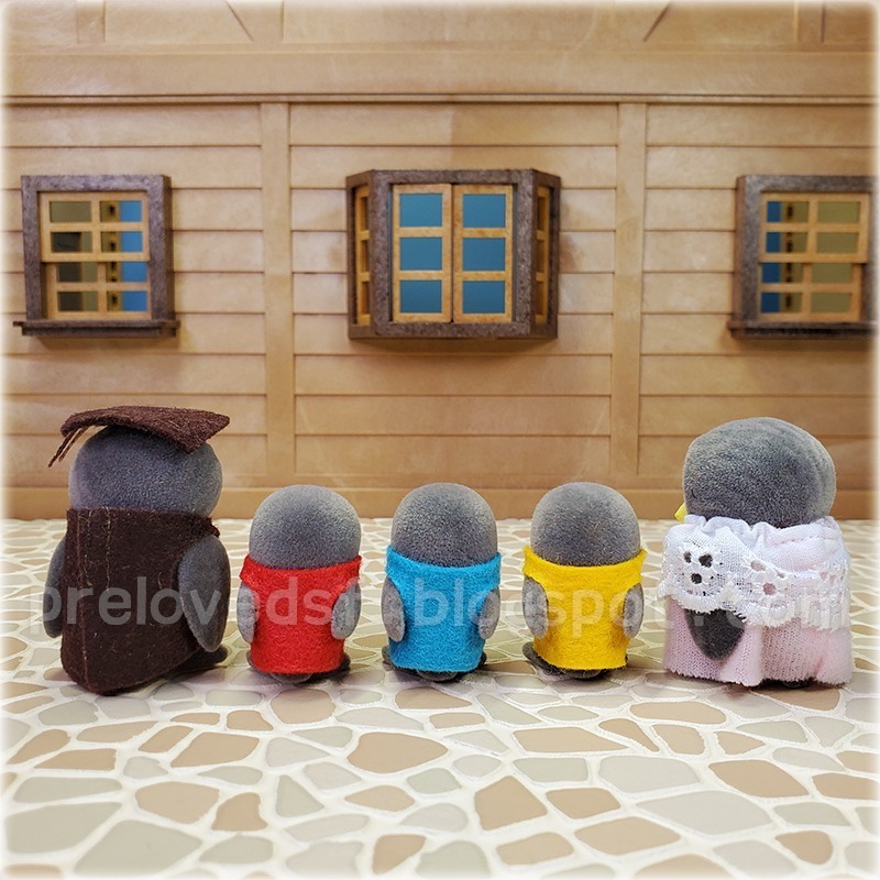 Sylvanian Families 森林家族 貓頭鷹家族 絕版〈清空間放山雞〉-細節圖3