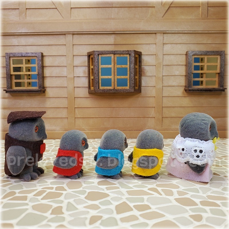 Sylvanian Families 森林家族 貓頭鷹家族 絕版〈清空間放山雞〉-細節圖4