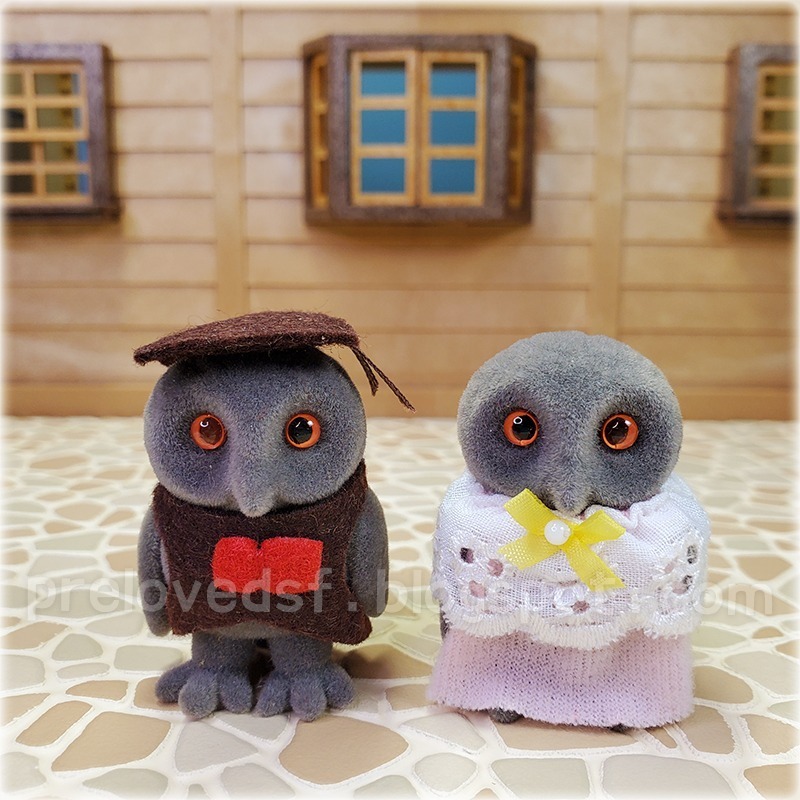 Sylvanian Families 森林家族 貓頭鷹家族 絕版〈清空間放山雞〉-細節圖5