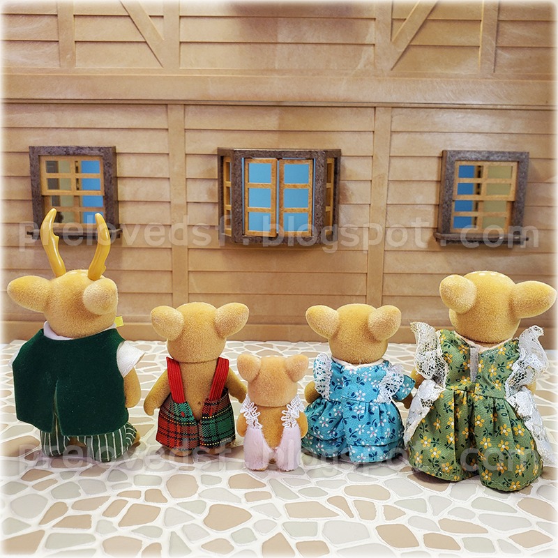 Sylvanian Families 森林家族 馴鹿家族 英版 絕版〈清空間放山雞〉-細節圖2
