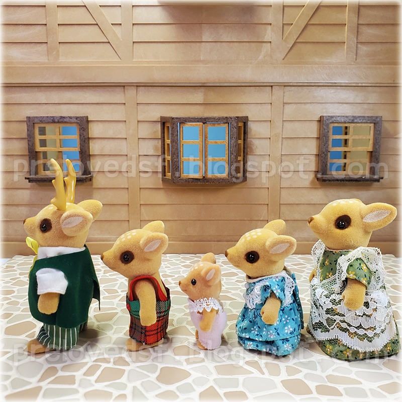 Sylvanian Families 森林家族 馴鹿家族 英版 絕版〈清空間放山雞〉-細節圖3