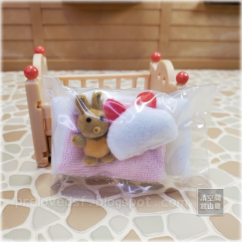 Sylvanian Families 森林家族 嬰兒床 寶寶床 絕版 英版〈清空間放山雞〉-細節圖6