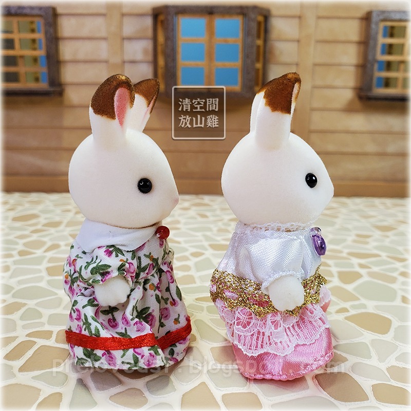 Sylvanian Families 森林家族 可可兔女孩 兩隻不拆售〈清空間放山雞〉-細節圖4