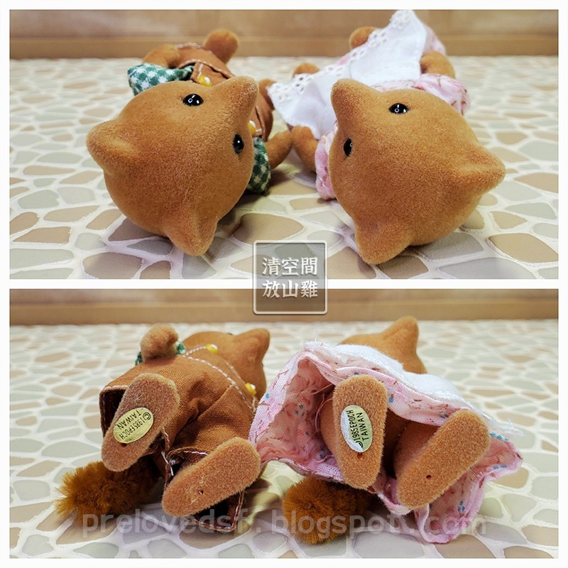 Sylvanian Families 森林家族 狐狸家族 初代狐狸 1980年代 絕版〈清空間放山雞〉-細節圖3