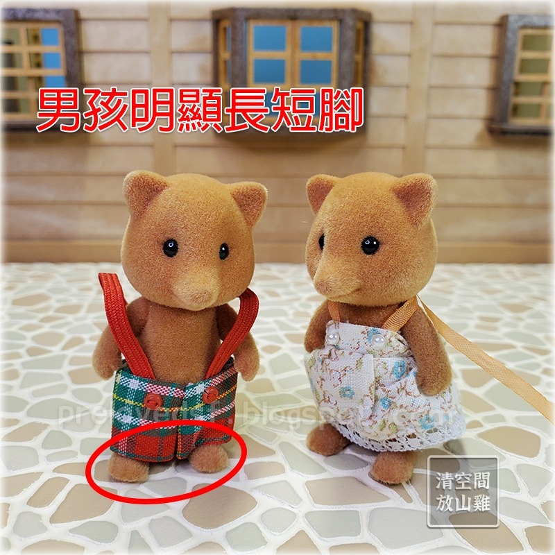 Sylvanian Families 森林家族 狐狸家族 初代狐狸 1980年代 絕版〈清空間放山雞〉-細節圖7