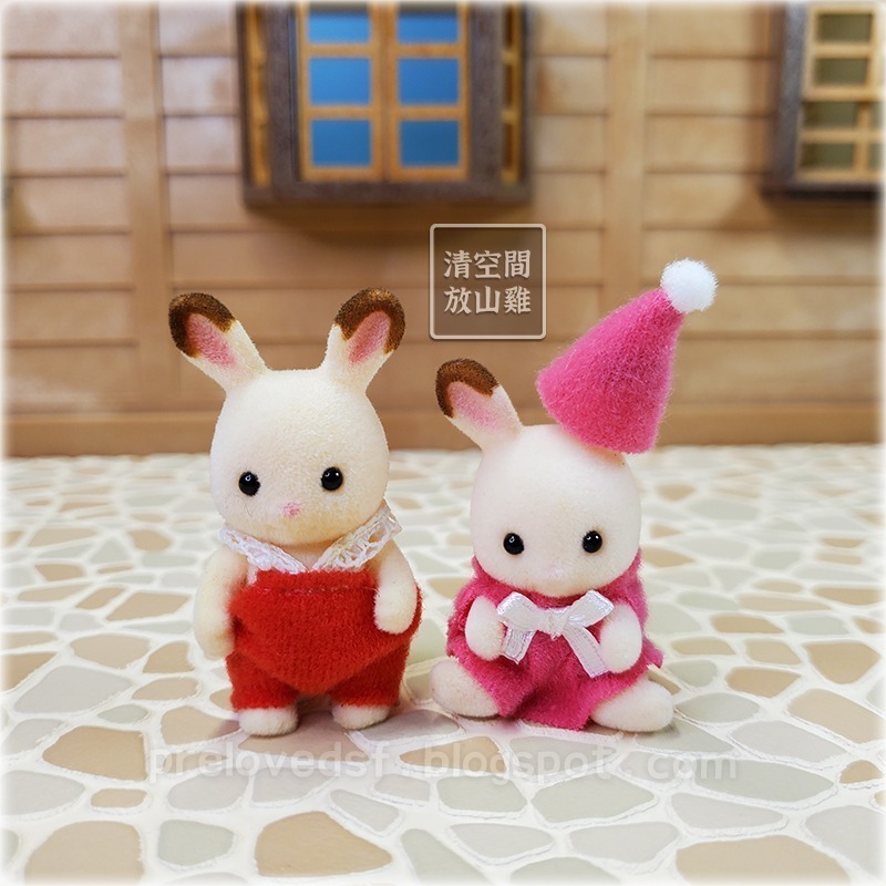 Sylvanian Families 森林家族 可可兔媽媽 可可兔寶寶 雜誌限定寶寶〈清空間放山雞〉-細節圖5