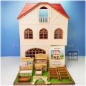 Sylvanian Families 森林家族 三層別墅 家具配件 二手無盒 絕版 日版〈清空間放山雞〉-規格圖9