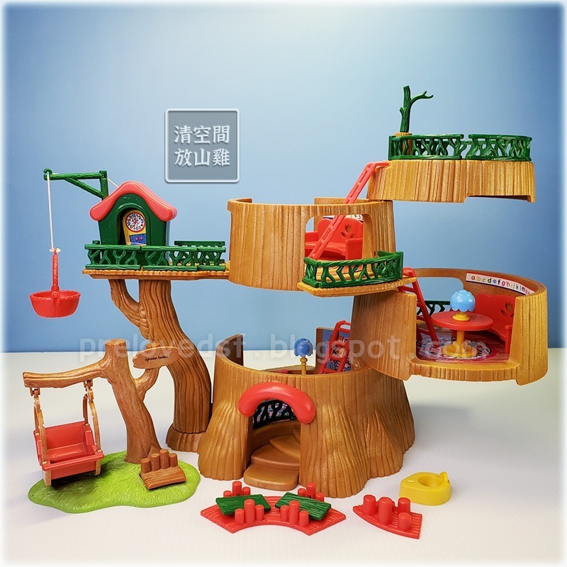 Sylvanian Families 森林家族 樹屋 樹屋爺爺 稀有異色 英版TOMY 絕版〈清空間放山雞〉-細節圖3