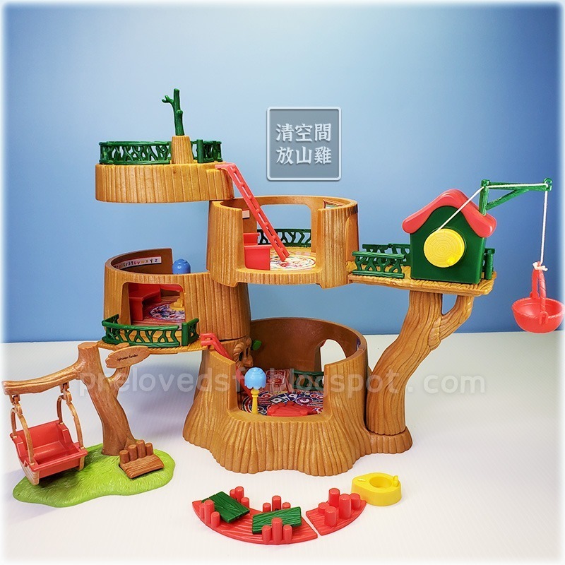 Sylvanian Families 森林家族 樹屋 樹屋爺爺 稀有異色 英版TOMY 絕版〈清空間放山雞〉-細節圖4