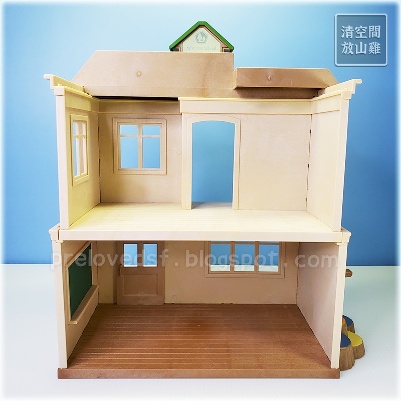 Sylvanian Families 森林家族 雙層學校 St. John＇s School 英版絕版〈清空間放山雞〉-細節圖5