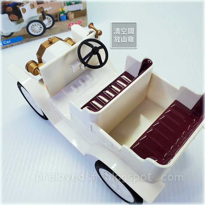 Sylvanian Families 森林家族 英版 老爺車 古董車 結婚禮車 絕版〈清空間放山雞〉-細節圖6