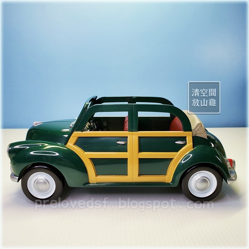 Sylvanian Families 森林家族 綠色敞篷車 家庭車 英版 絕版〈清空間放山雞〉-細節圖3